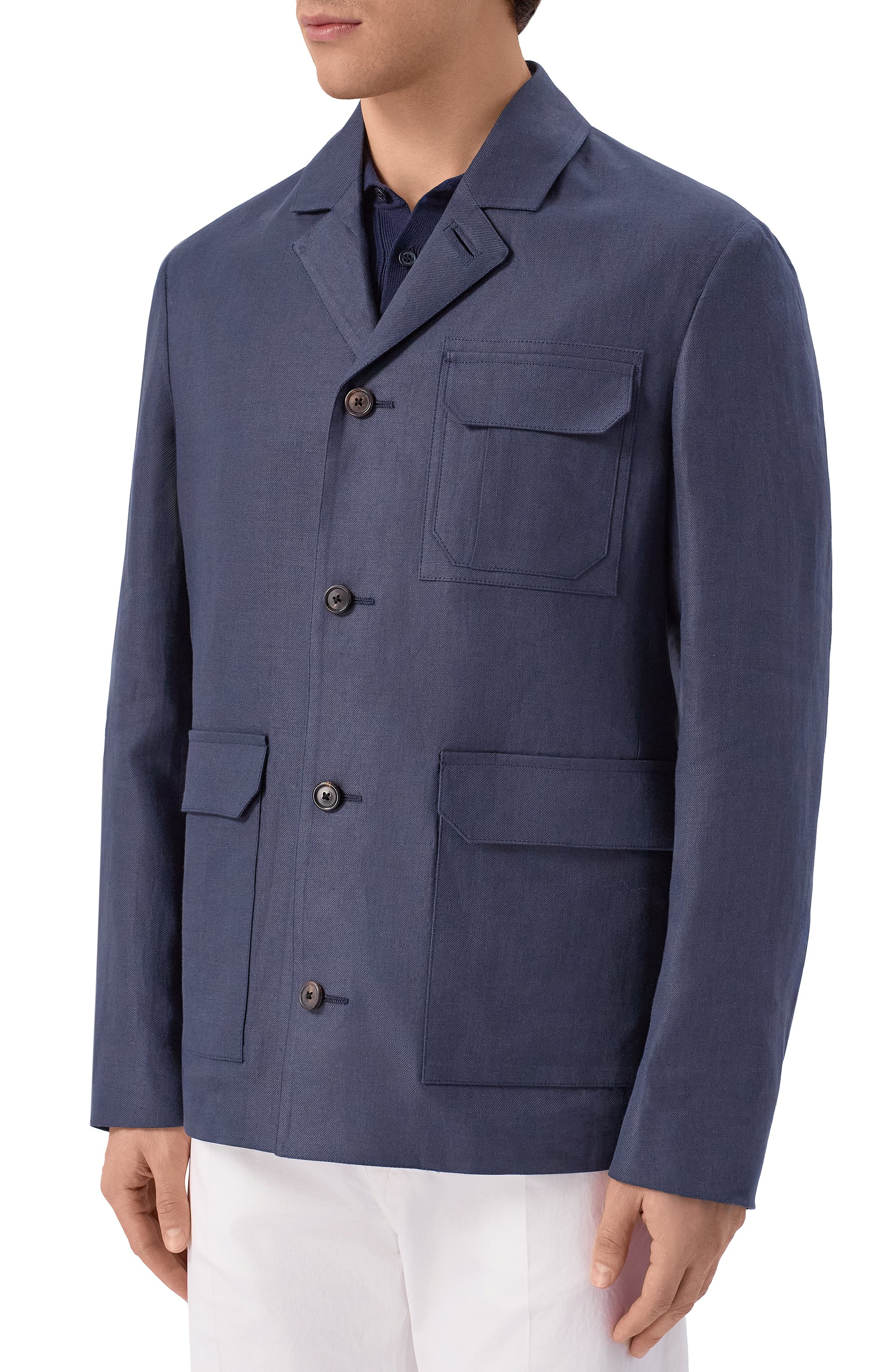 Льняной пиджак CORNELIANI, арт. 27XL51/2714326, фото 3