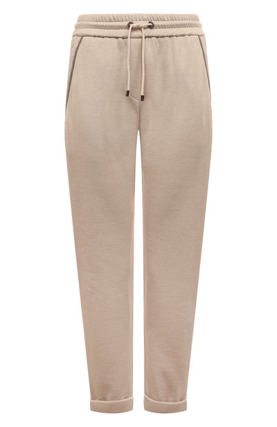 Брюки из хлопка и шелка BRUNELLO CUCINELLI, арт. MD828B1066, фото 1