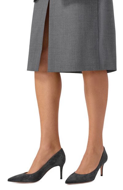 Замшевые туфли gianvito 70 GIANVITO ROSSI, арт. G26770.70RIC.CAMCAR0, фото 2