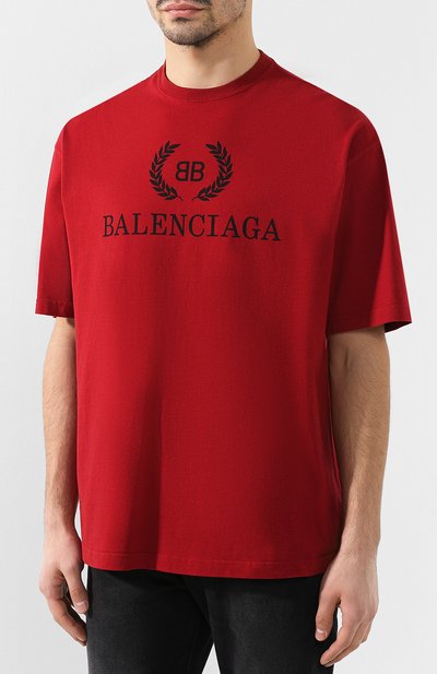 Хлопковая футболка BALENCIAGA, арт. 556148/TDV51, фото 3
