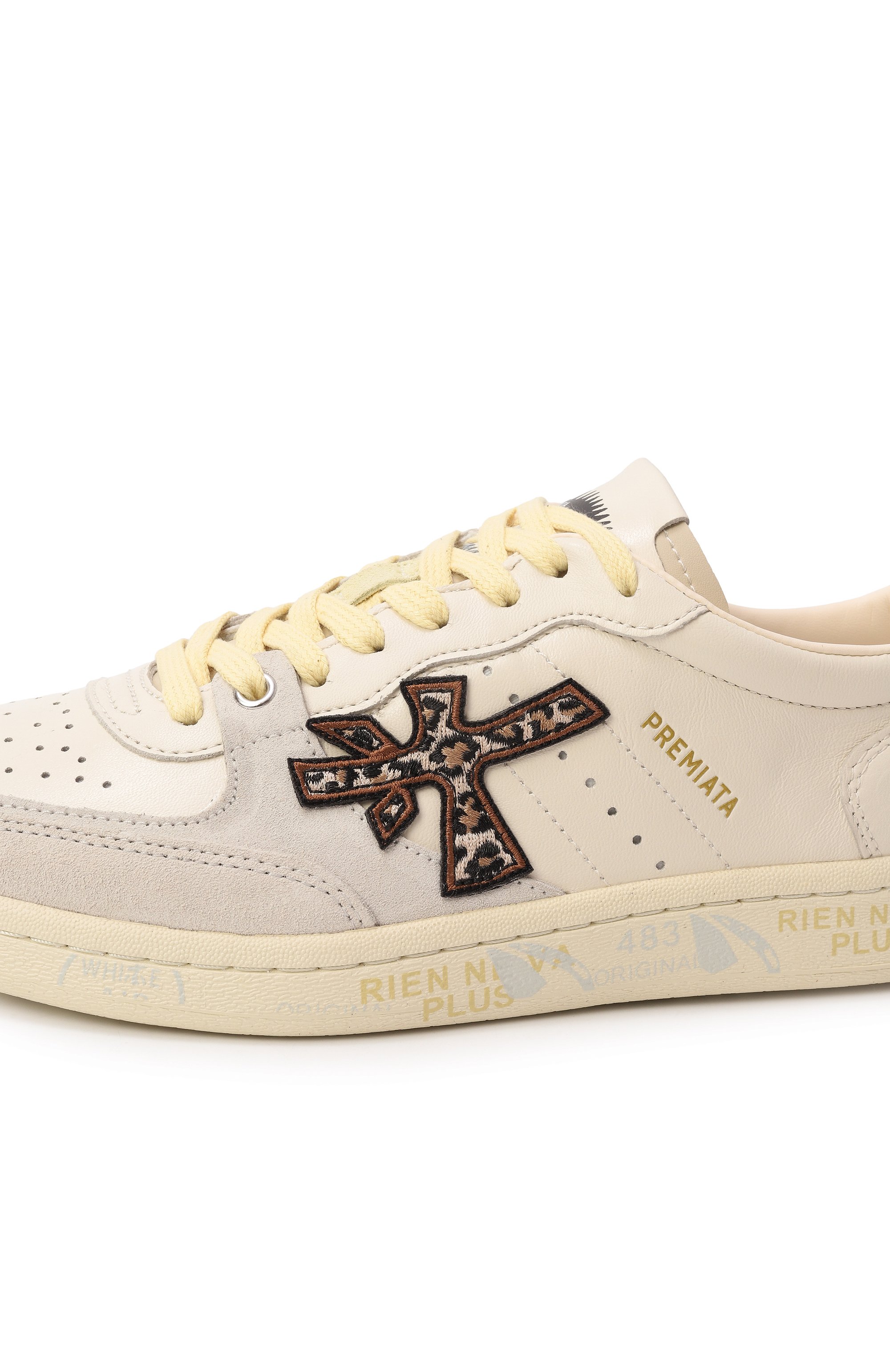 Кожаные кеды bskt clay-d PREMIATA, арт. BSKTCLAD/VAR 7316, фото 7