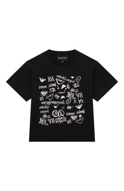 Хлопковая футболка EMPORIO ARMANI, арт. EB000027/AF10382