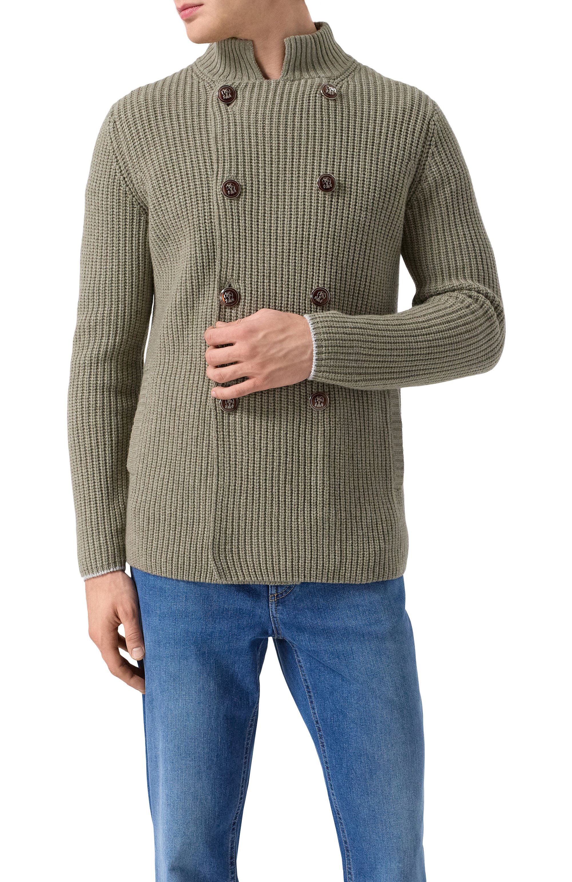 Кардиган из шерсти и каш�емира BRUNELLO CUCINELLI, арт. M3655501, фото 3