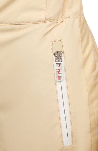Утепленные брюки FENDI светло-бежевого цвета по цене 111500 руб., арт. FAB183 AGMH, фото 5 Утепленные брюки FENDI, арт. FAB183 AGMH, фото 5