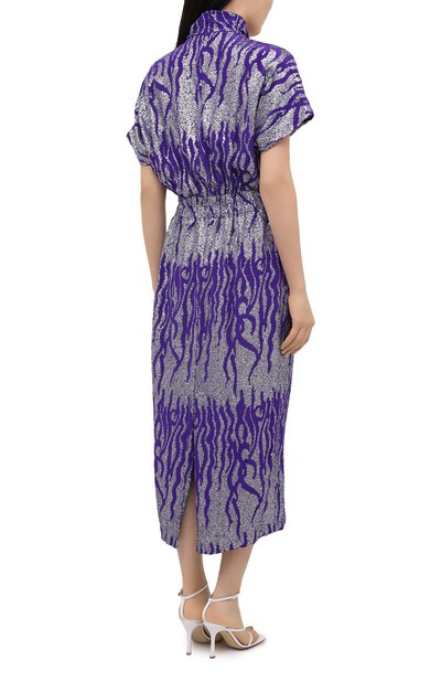 Шелковое платье DRIES VAN NOTEN, арт. 202-18662-1426, фото 4