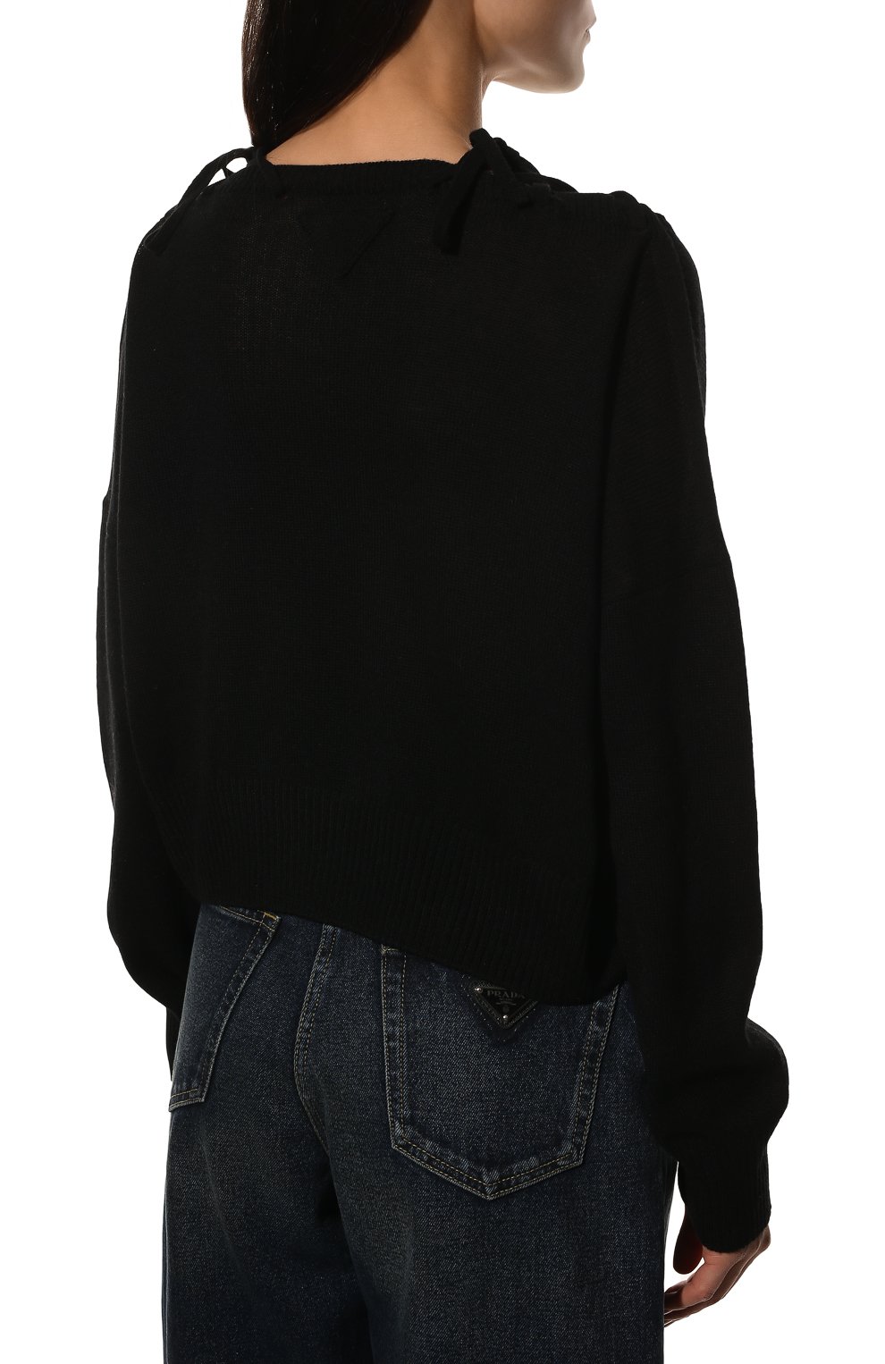Кашемировый пуловер PRADA, арт. P24P1C-10RX-F0002-221, фото 4