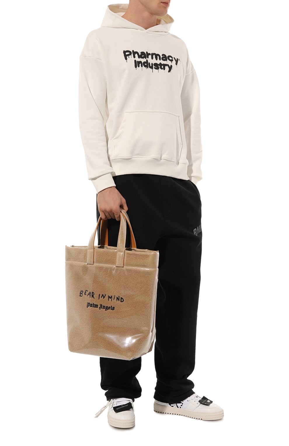 Сумка-тоут bear in mind PALM ANGELS, арт. PMNA079F24FAB001, фото 7