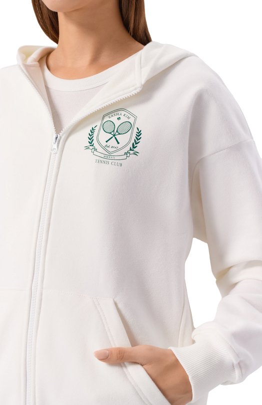 Хлопковый костюм Sasha Kim SK-00001830 Белый  SK-00001830 Фото 6