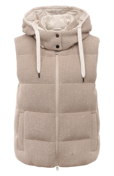 Пуховый жилет BRUNELLO CUCINELLI, арт. M0DVT2142, фото 1