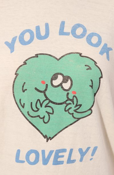 Хлопковая футболка RE/DONE, арт. 024-02WRGT016, фото 5