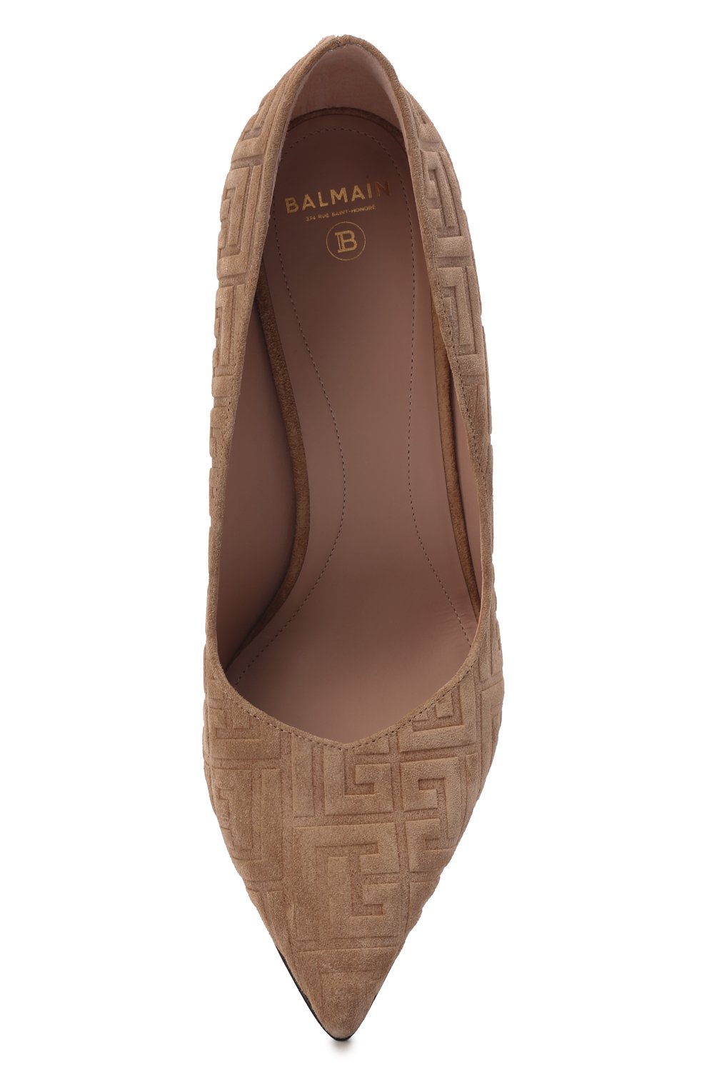 Замшевые туфли BALMAIN, арт. XN1UA517/LMMS, фото 6