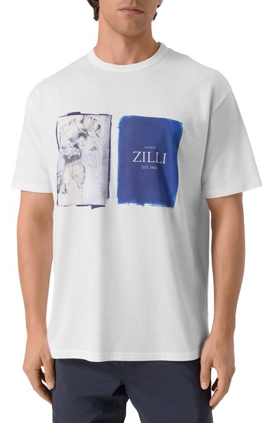 Хлопковая футболка ZILLI, арт. TSR03CM0100VGRF00, фото 3