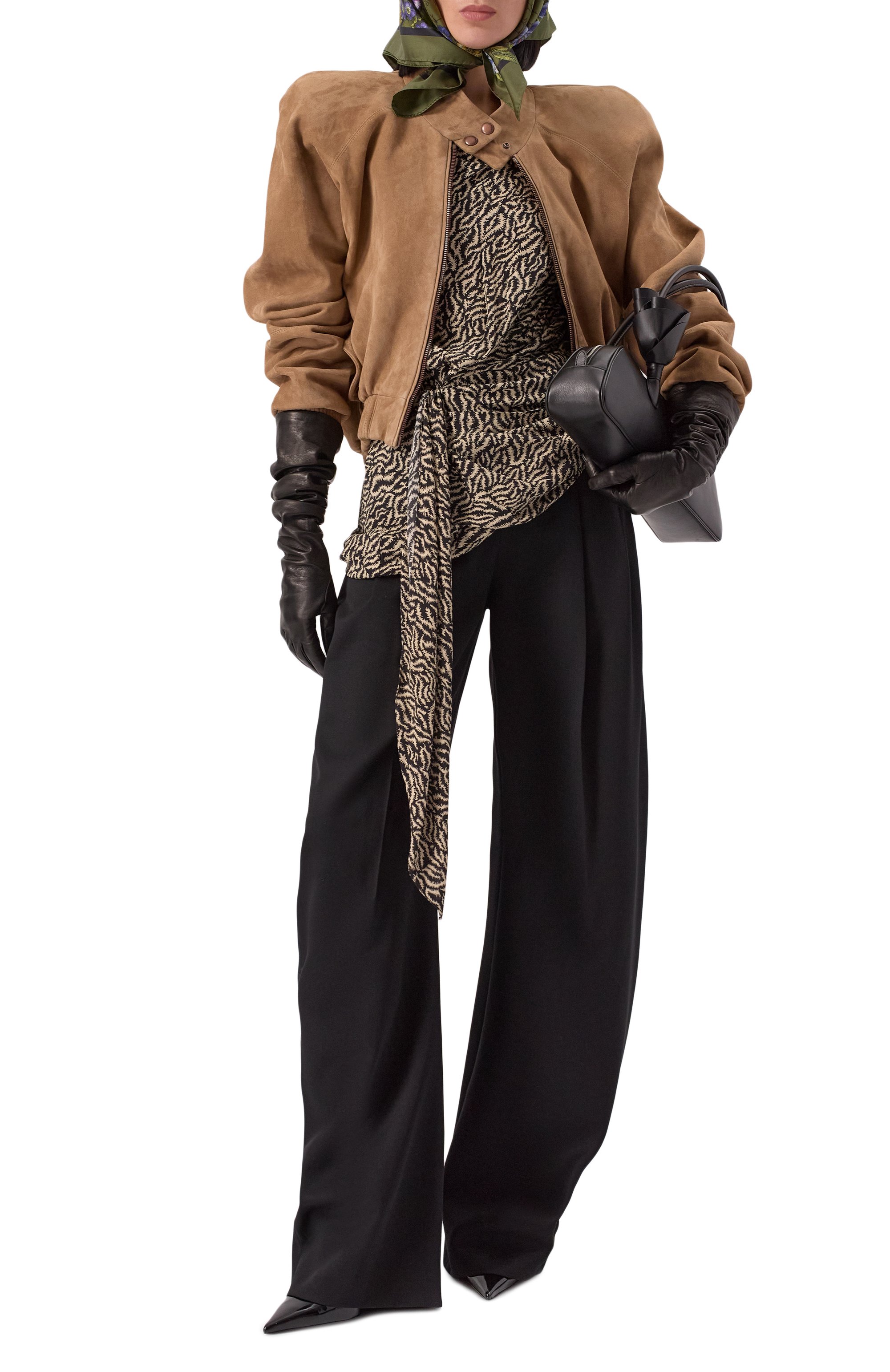 Замшевый бомбер MAGDA BUTRYM, арт. 114425, фото 2