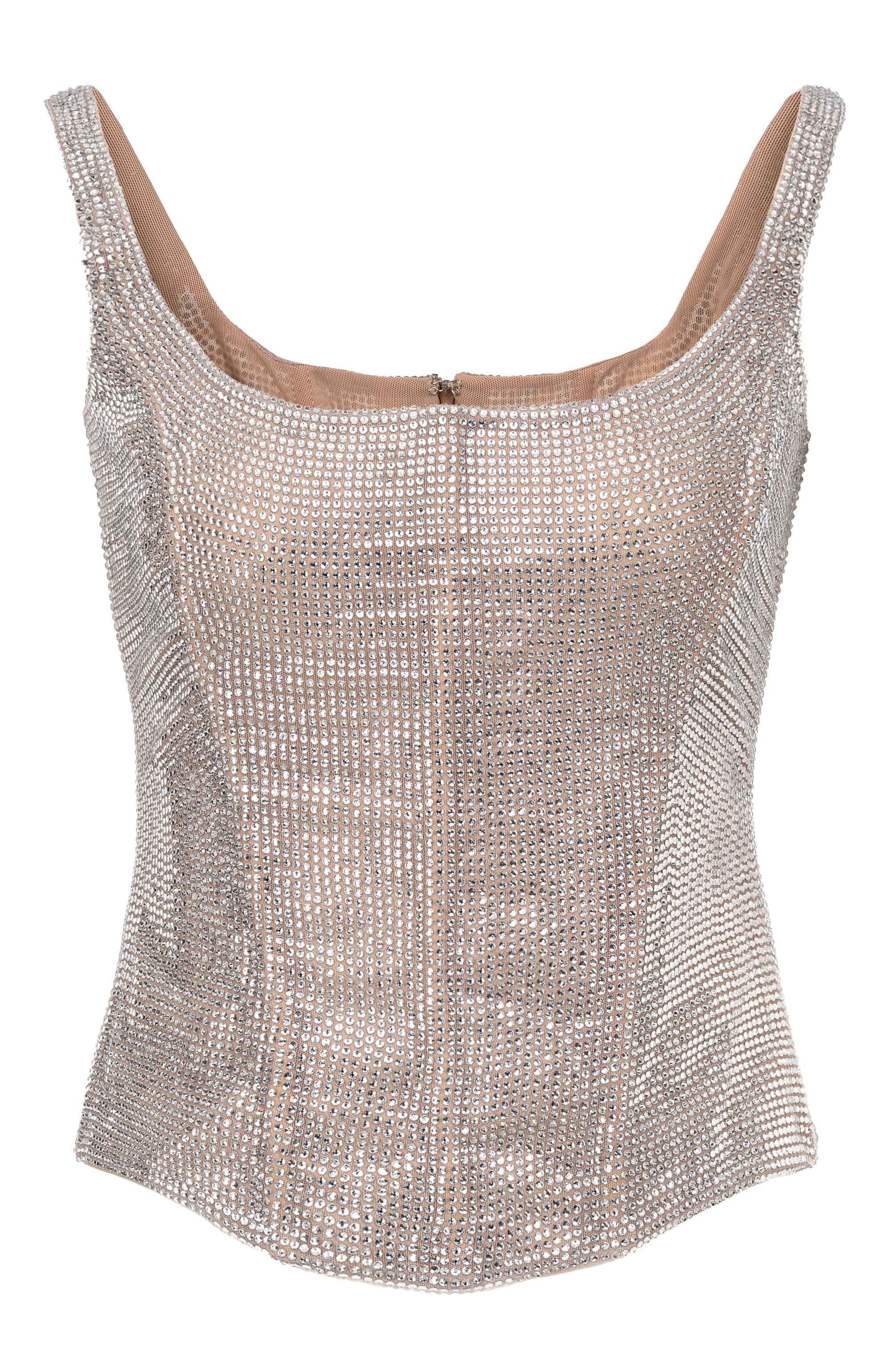 Топ-корсет с отделкой стразами GIUSEPPE DI MORABITO, арт. 06PST0196FC 16316, фото 1