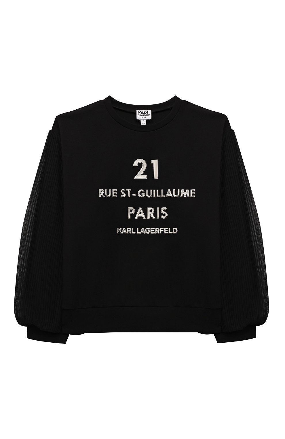 Свитшот из вискозы KARL LAGERFELD KIDS, арт. Z15340, фото 1