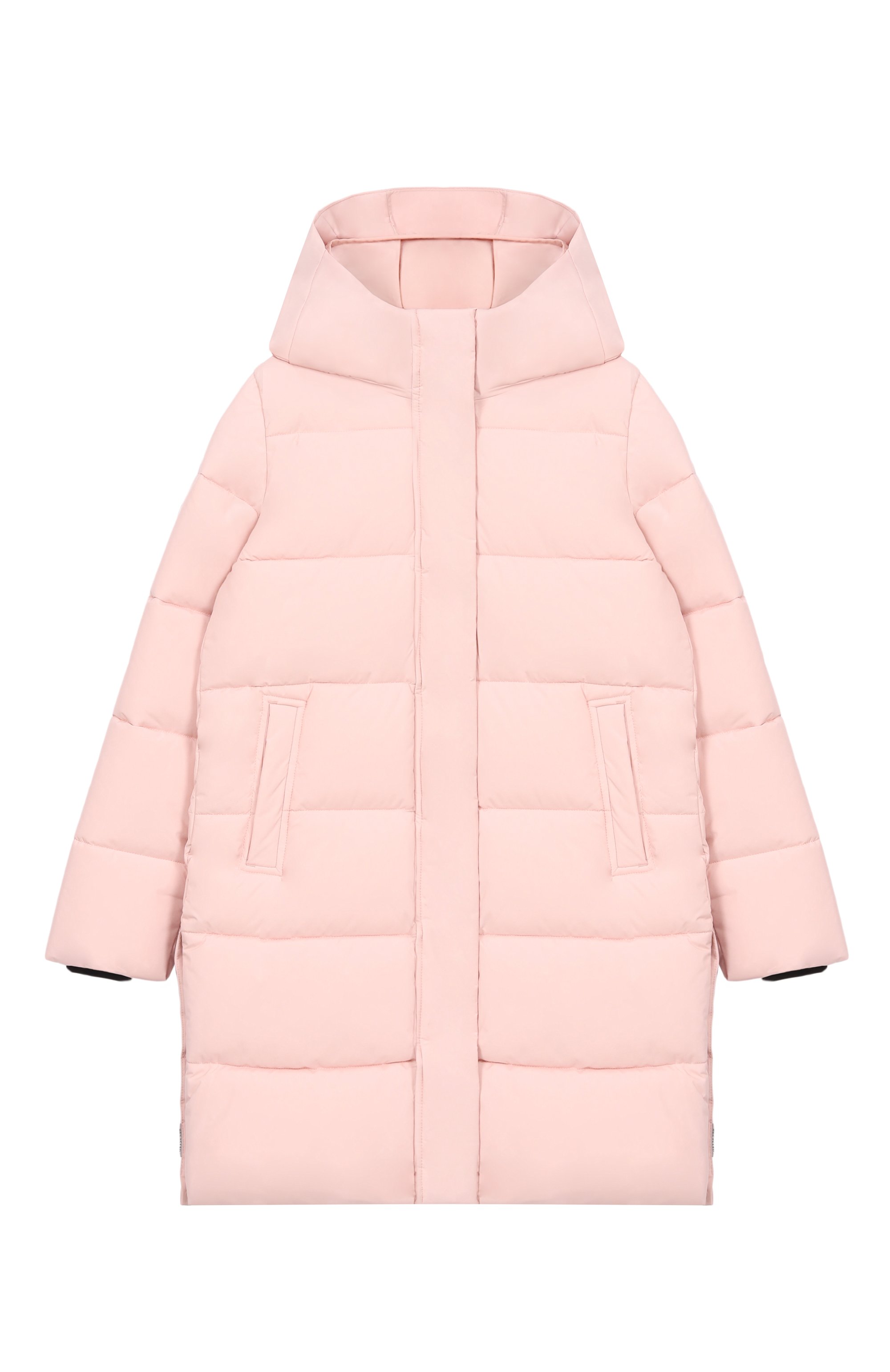 Утепленное пальто SAVE THE DUCK розового цвета по цене 35650 руб., арт. P41909G/TRINI/LEAF21_001, фото 1 Утепленное пальто SAVE THE DUCK, арт. P41909G/TRINI/LEAF21_001, фото 1