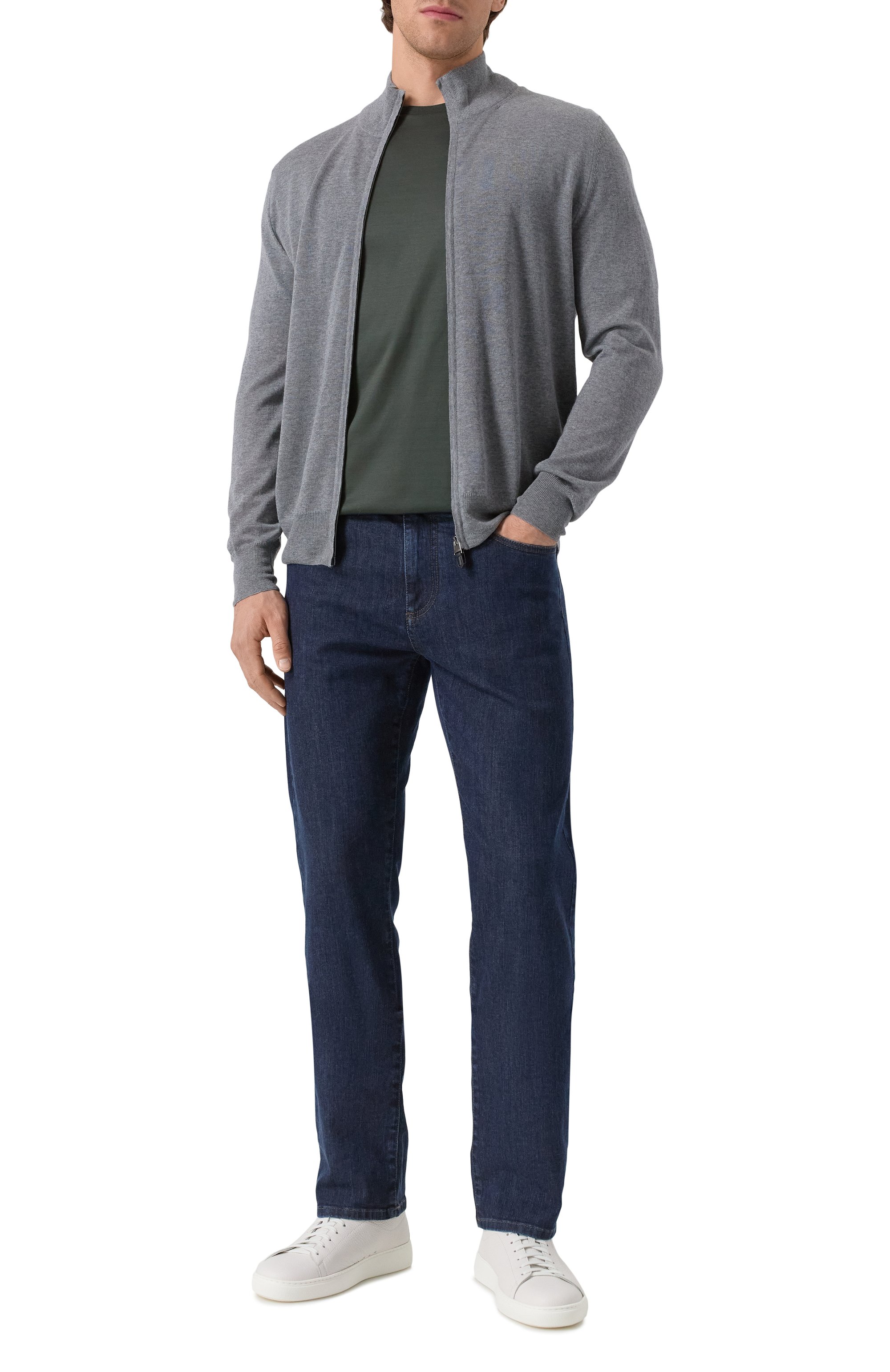 Хлопковая футболка ZILLI, арт. TSR02AM0100VNI000, фото 2