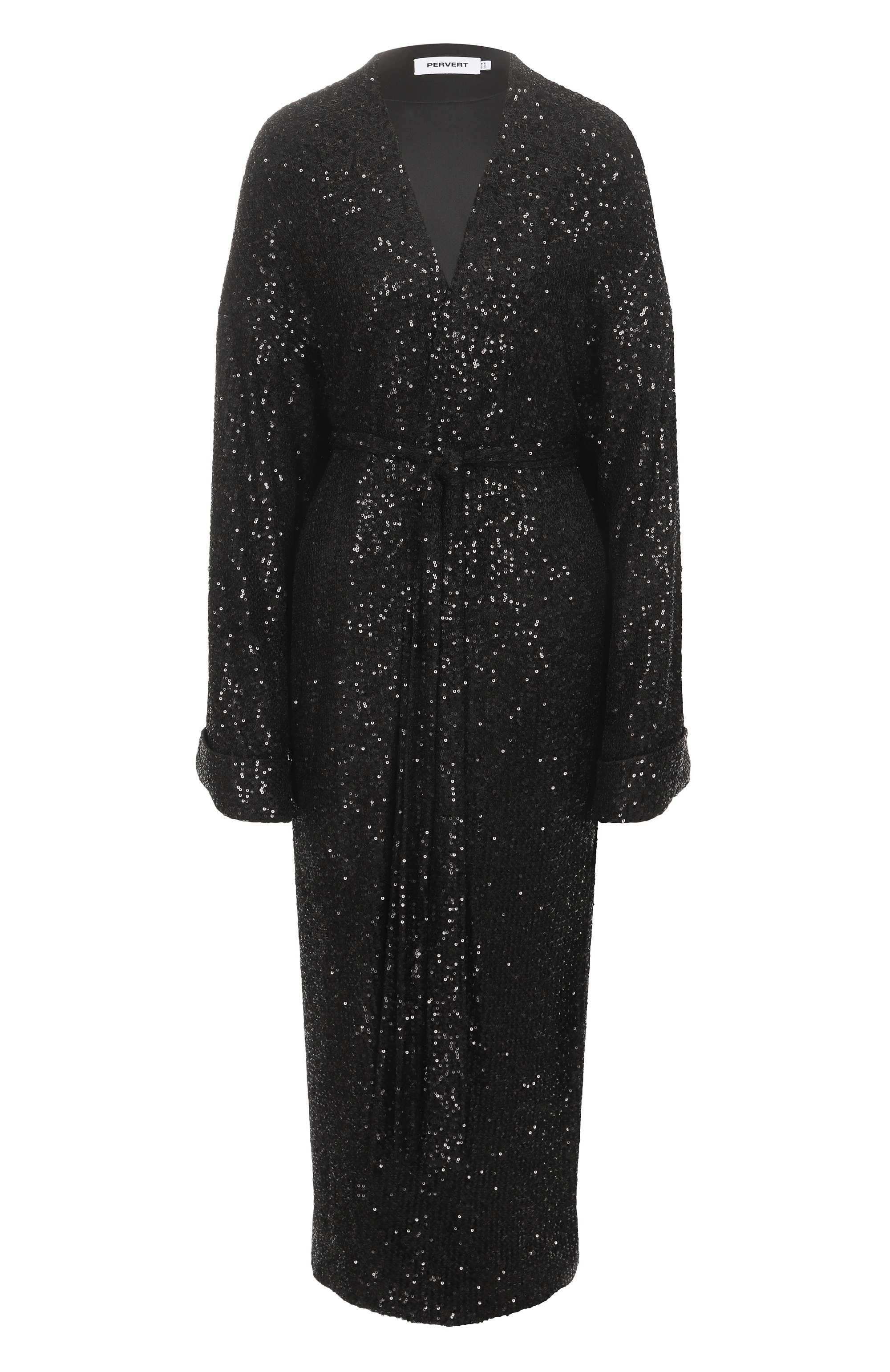 Платье-халат с отделкой пайетками PERVERT, арт. PE25/DR02/60-92-32, фото 1