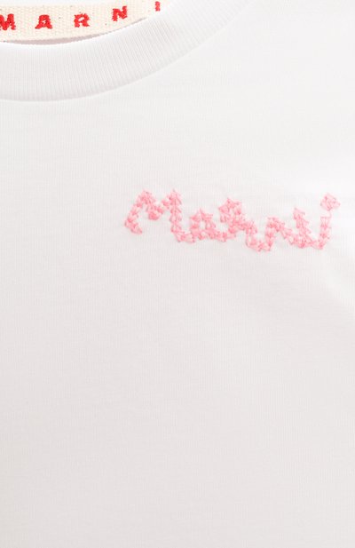 Хлопковая футболка MARNI, арт. M01139/M00HZ, фото 3