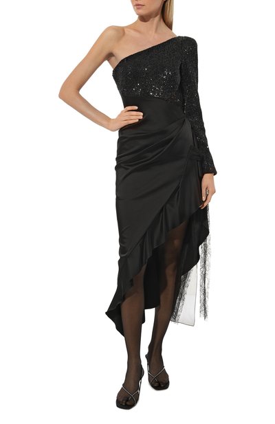 Платье ULYANA SERGEENKO черного цвета по цене 750000 руб., арт. ABM005LA19C 0100дк19, фото 2 Платье ULYANA SERGEENKO, арт. ABM005LA19C 0100дк19, фото 2