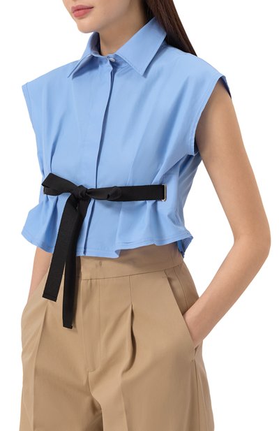 Хлопковый топ MSGM, арт. 3841MDE20X/257100, фото 3