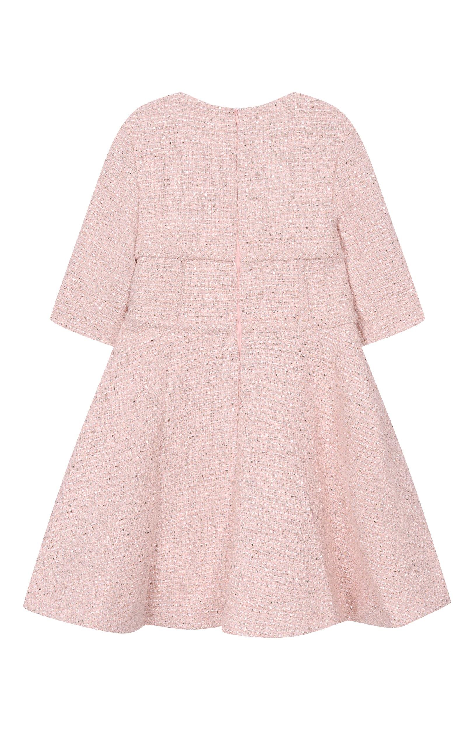 Твидовое платье ELIE SAAB JUNIOR, арт. EFAB128 V1/TS1129, фото 2