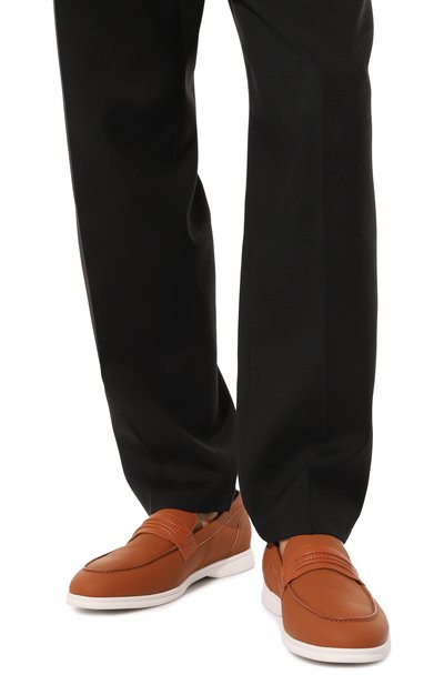 Кожаные лоферы ZILLI, арт. H0074AM1961VRUL01, фото 3