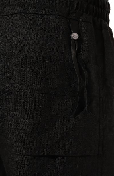 Льняные брюки 139DEC, арт. PN394-BK, фото 5