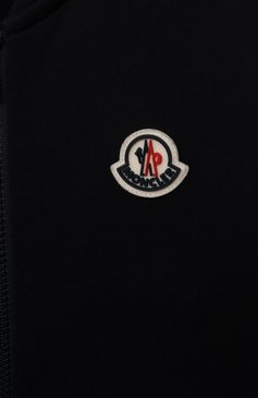 Детского хлопковый спортивный костюм MONCLER темно-синего цвета, арт. G2-954-8M752-20-809B3/8-10A | Фото 6 (Рукава: Длинные; Материал сплава: Проставлено; Материал внешний: Хлопок; Драгоценные камни: Проставлено; Мальчики Кросс-КТ: Костюмы-спорт; Ростовка одежда: 10 - 11 лет | 140 - 146см, 8 лет | 128 см)