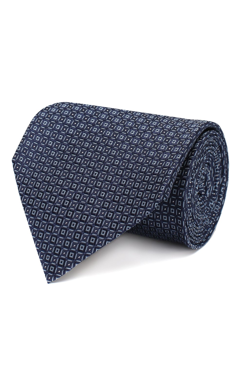 Шелковый галстук ZEGNA синего цвета по цене 18950 руб., арт. Z6D04/1XW, фото 1 Шелковый галстук ZEGNA, арт. Z6D04/1XW, фото 1