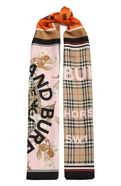 Шелковый шарф BURBERRY, арт. 8037475, фото 1