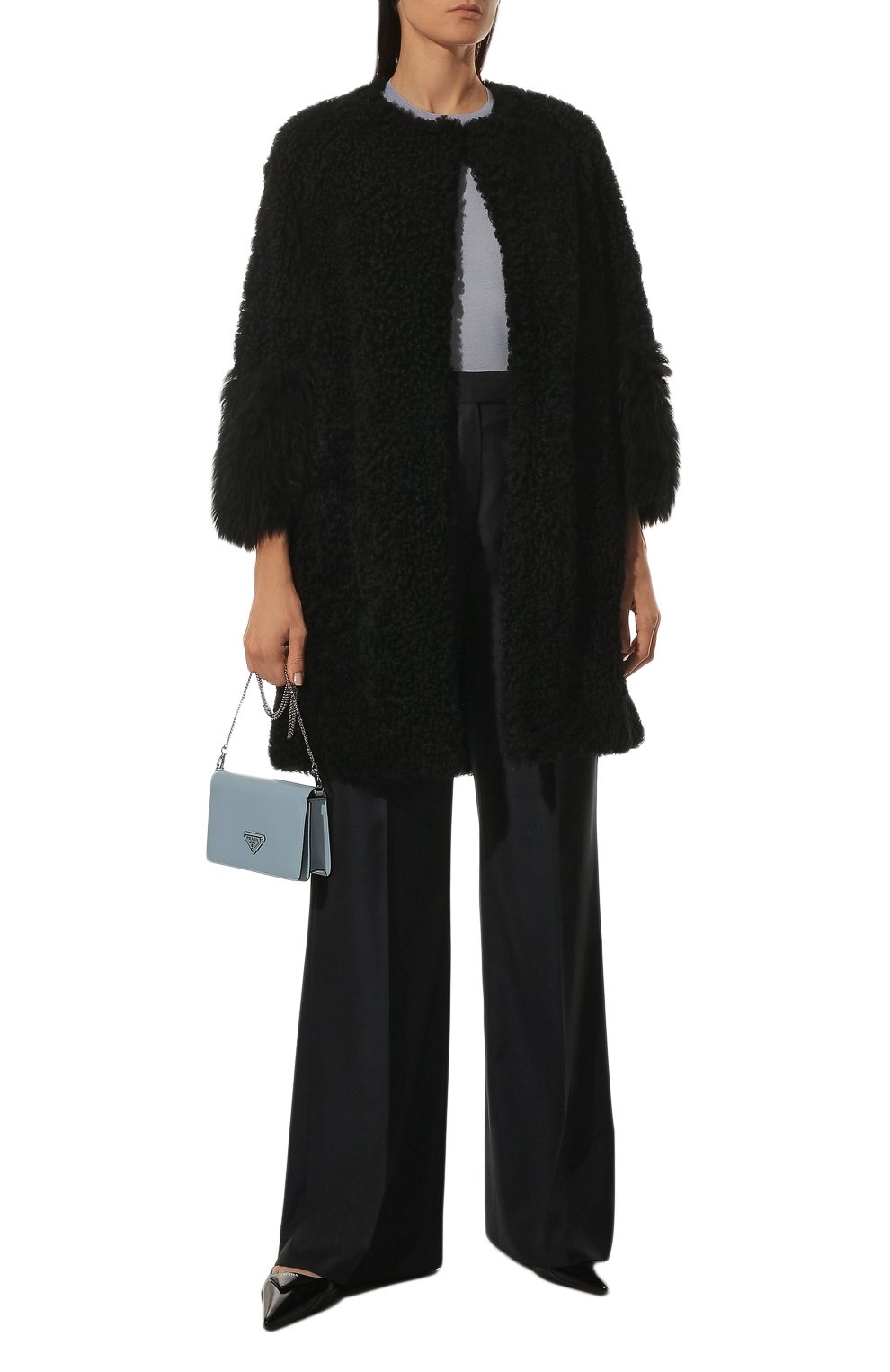 Шуба из овчины PRADA, арт. 56878-1UV5-F0002, фото 2