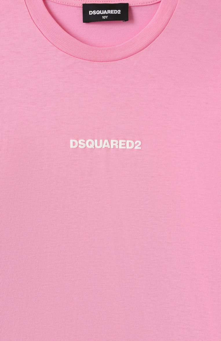 Мужского хлопковая футболка DSQUARED2 розового цвета, арт. DQ2823/D004G | Фото 3 (Региональные ограничения белый список (Axapta Mercury): Не проставлено; Нос: Не проставлено; Девочки Кросс-КТ: футболка-одежда; Материал внешний: Хлопок; Ростовка одежда: 10 - 11 лет | 140 - 146см, 16 лет | 164 см, 8 лет | 128 см, 13 - 15 лет | 158 см, 4 года | 104 см, 6 лет | 116 см)