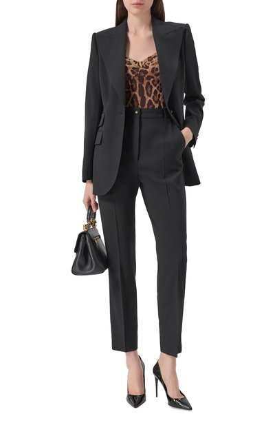 Женский шелковый топ-корсет DOLCE & GABBANA, арт. F7W98T/GDCLP