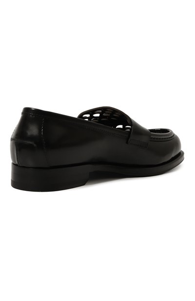 Кожаные лоферы sr mermaid SERGIO ROSSI черного цвета по цене 87550 руб., арт. B09730/MMVA11, фото 5 Кожаные лоферы sr mermaid SERGIO ROSSI, арт. B09730/MMVA11, фото 5