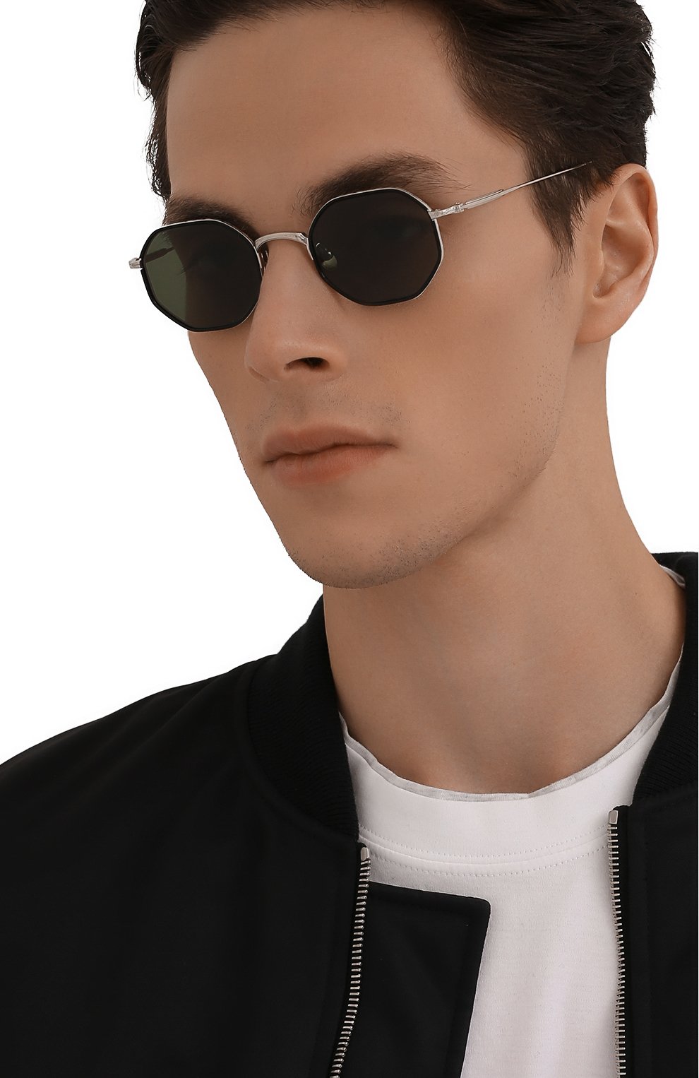 Солнцезащитные очки MATSUDA зеленого цвета по цене 63950 руб., арт. M3086S GREEN LENSES BS, фото 3 Солнцезащитные очки MATSUDA, арт. M3086S GREEN LENSES BS, фото 3