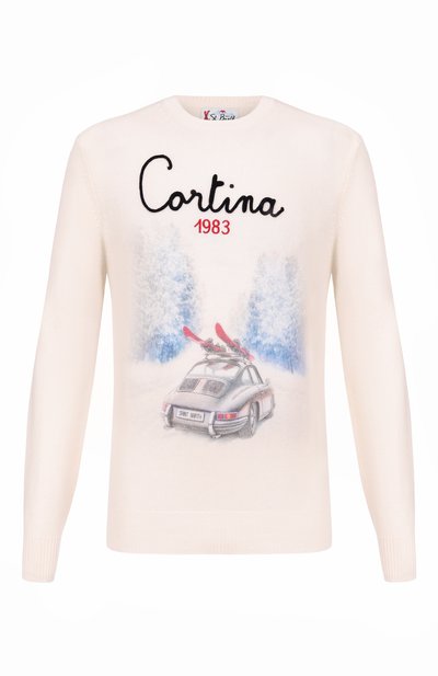 Мужской джемпер из шерсти и вискозы MC2 SAINT BARTH, арт. HER0022-00389I/HER0N PRINT