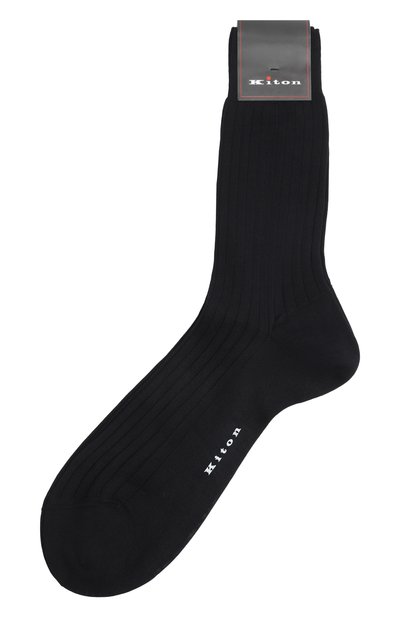 Мужские хлопковые носки KITON, арт. UCALZ26K0764H