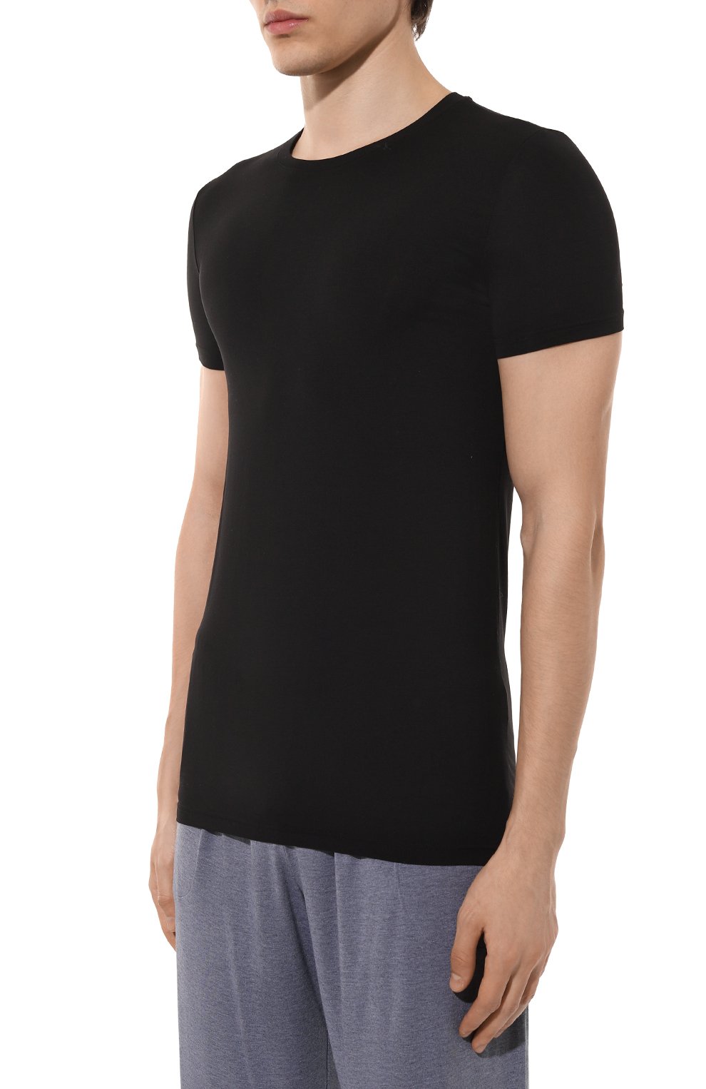Футболка ZEGNA черного цвета по цене 11100 руб., арт. N2M20/010, фото 3 Футболка ZEGNA, арт. N2M20/010, фото 3