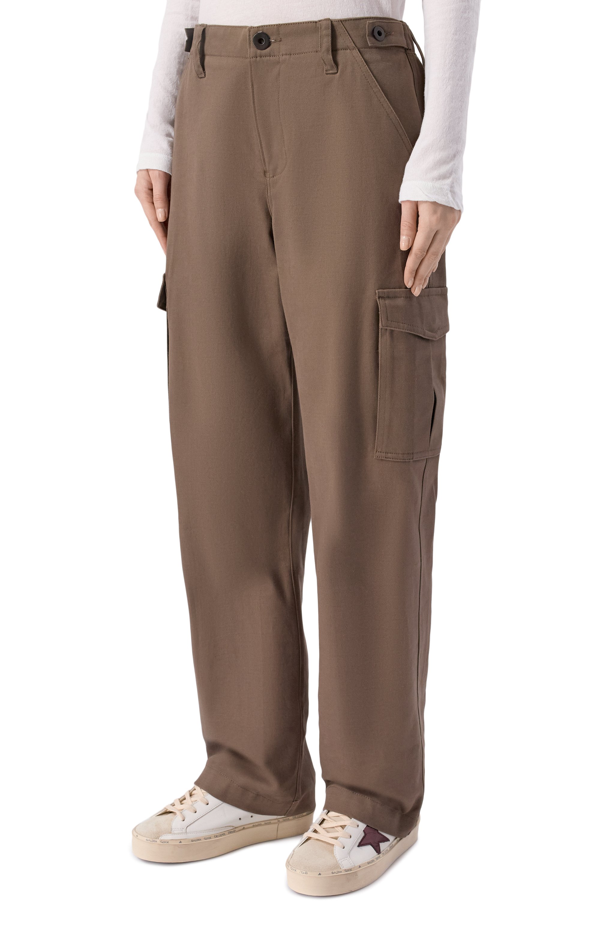 Хлопковые брюки-карго JAMES PERSE, арт. WCAS1063, фото 3