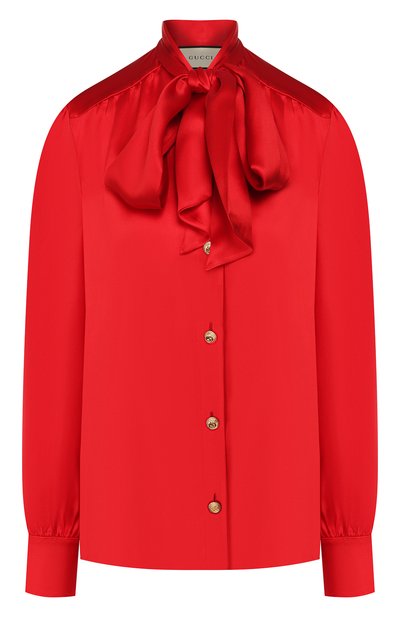 Блузка из смеси шелка и вискозы GUCCI, арт. 595160/ZIM67, фото 1