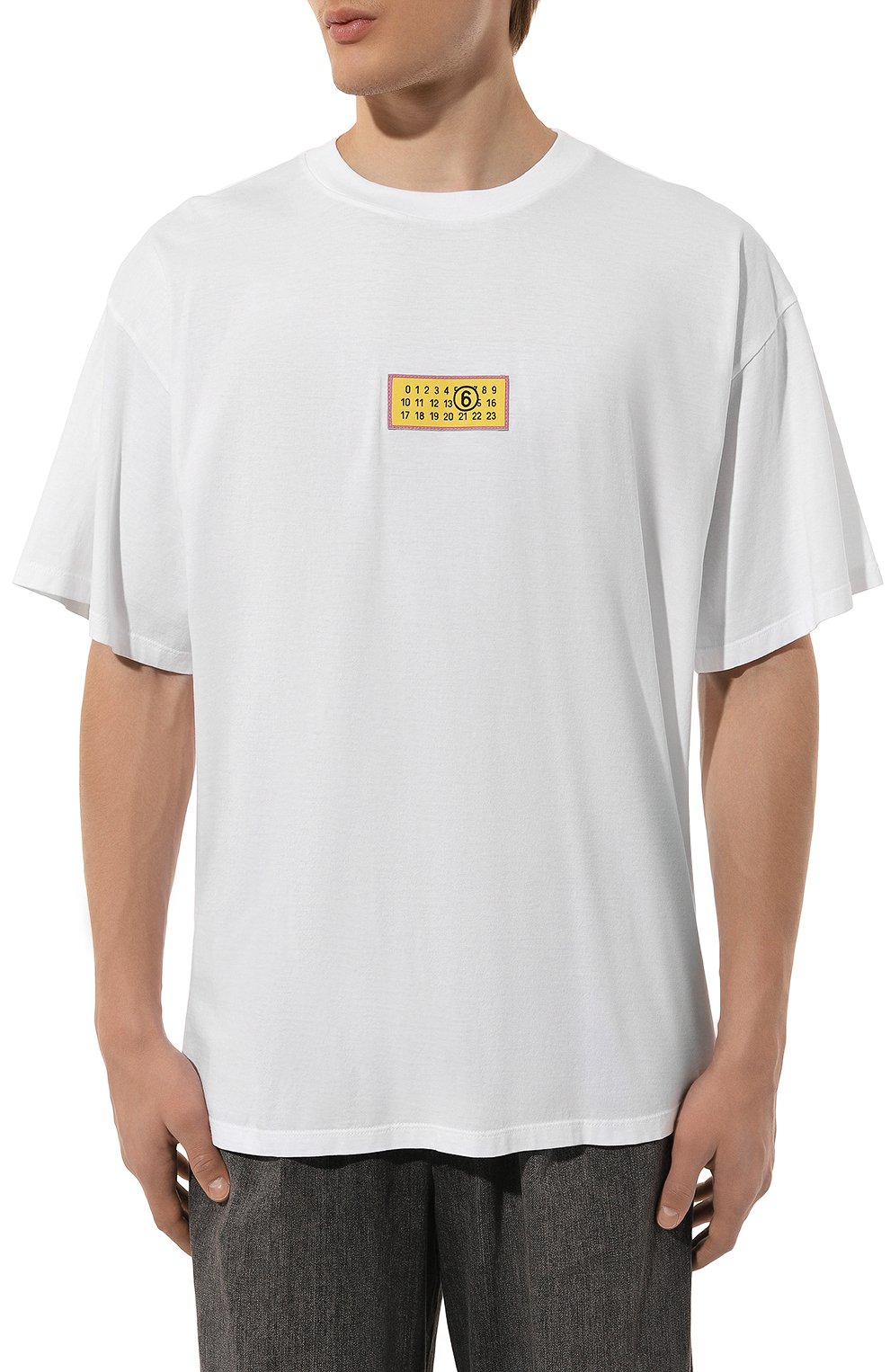 Хлопковая футболка MM6, арт. SH2GC0012/S23588, фото 3