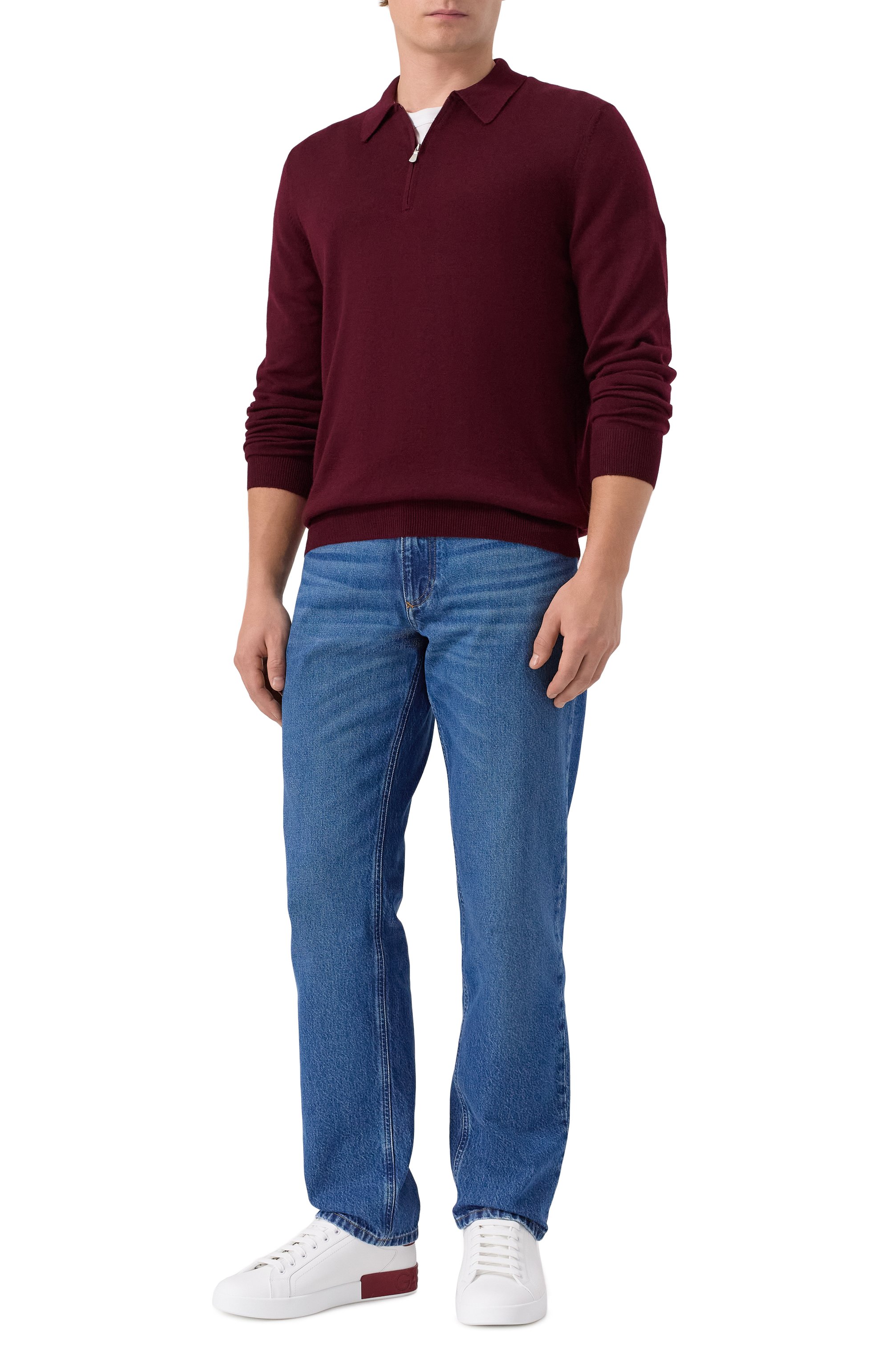 Кожаные кеды portofino DOLCE & GABBANA белого цвета по цене 72450 руб., арт. CS2278/A9U73, фото 2 Кожаные кеды portofino DOLCE & GABBANA, арт. CS2278/A9U73, фото 2