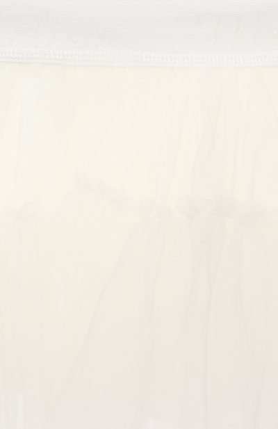 Юбка MONNALISA белого цвета по цене 8370 руб., арт. 376GON, фото 3 Юбка MONNALISA, арт. 376GON, фото 3