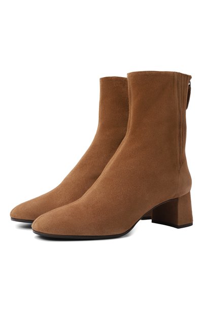 Женские замшевые ботильоны saint honore 50 AQUAZZURA, арт. SH0MIDB0-SUE-993