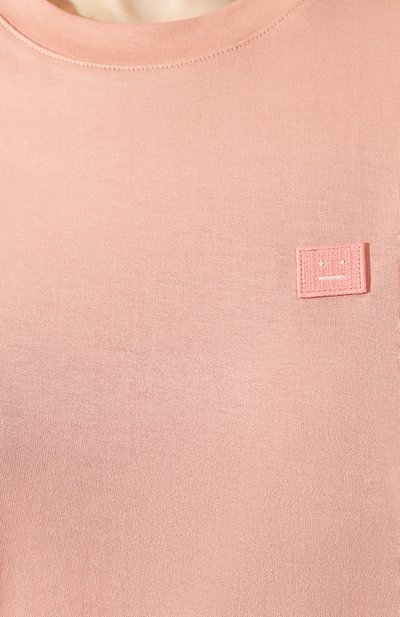 Хлопковая футболка ACNE STUDIOS, арт. AL0038/W, фото 5