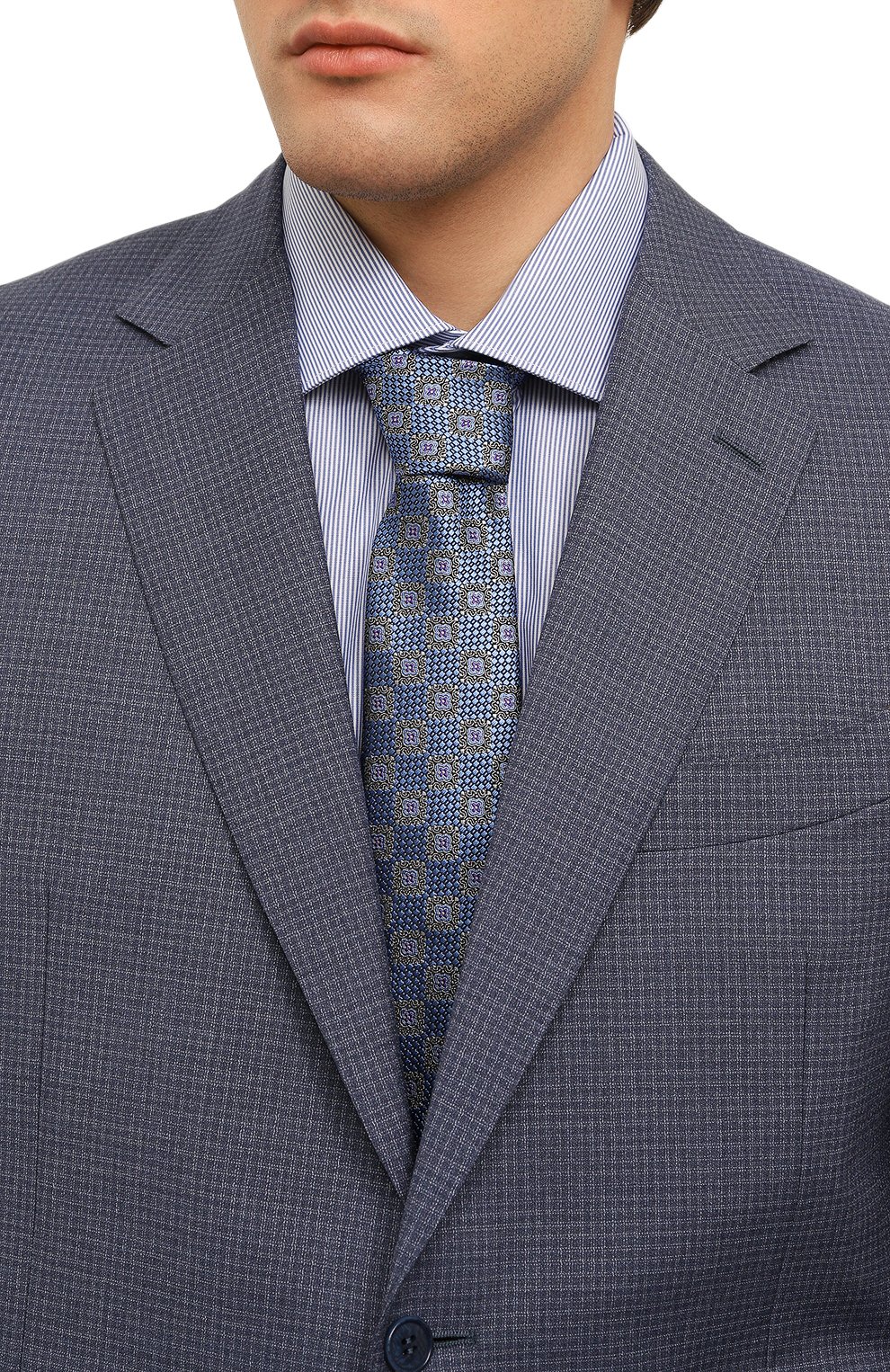 Шелковый галстук CANALI, арт. 18/HJ03993, фото 2