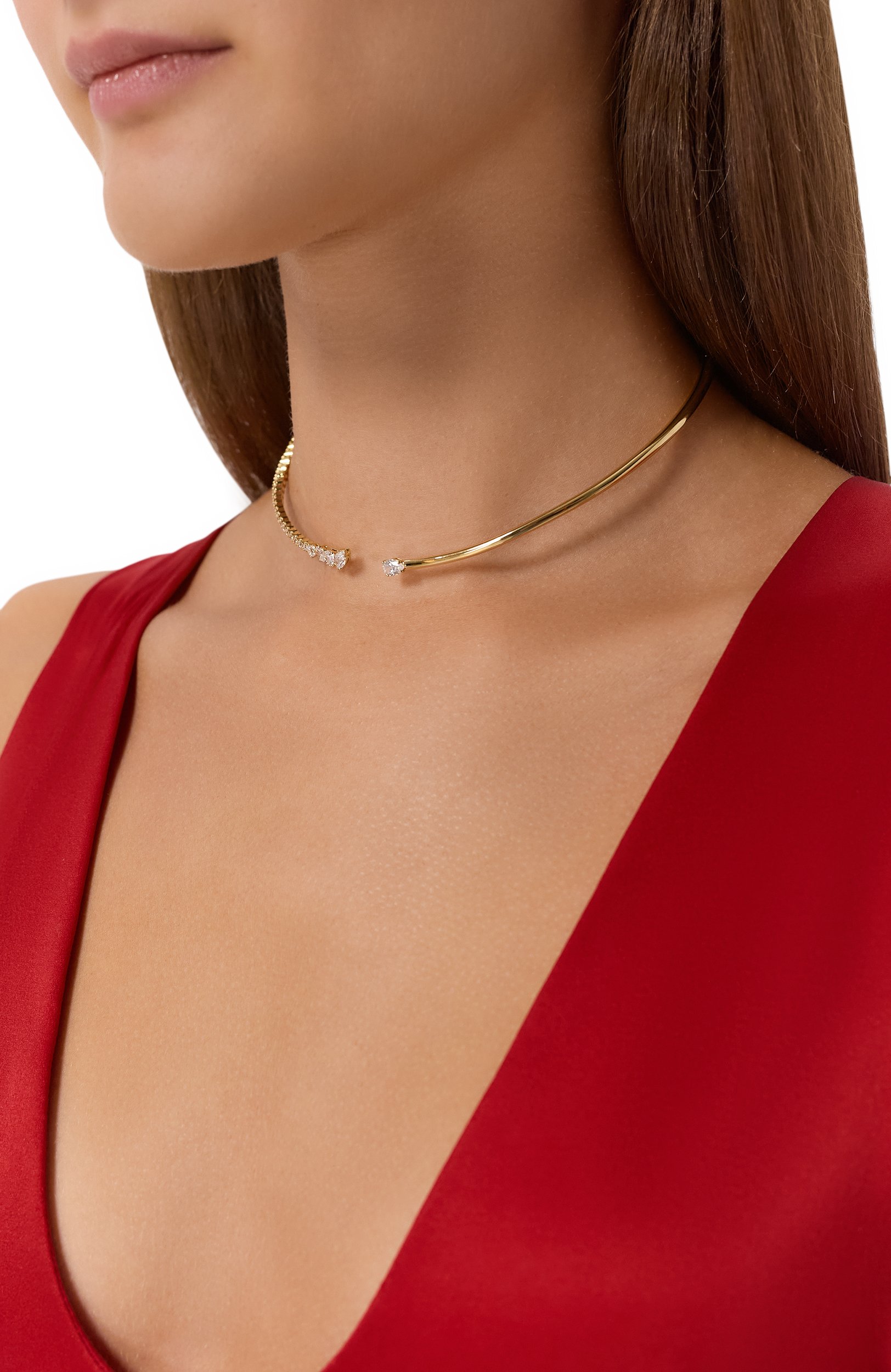 Колье mesmera SWAROVSKI золотого цвета по цене 38500 руб., арт. 5765320, фото 2 Колье mesmera SWAROVSKI, арт. 5765320, фото 2
