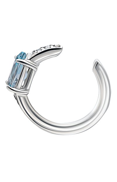 Кафф с голубым топазом MOONKA, арт. ec-c-btpz, фото 4