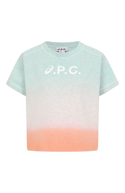 Женская хлопковая футболка a.p.c. x asics A.P.C., арт. C0EAV-F26482
